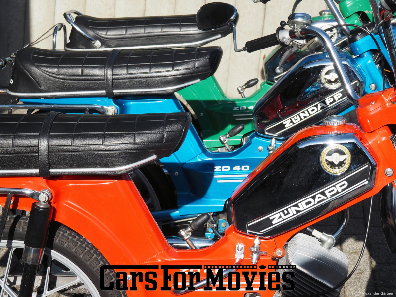 CarsForMovies | Zündapp ZD 40 brillant-blau 1980 Deutschland Blau Blau Zwei- und Dreirad Motorrad Baden-Württemberg 5667 Oldtimer Moped Mokick Mofa